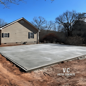 concrete slab foundation by Virtue Concrete SC
