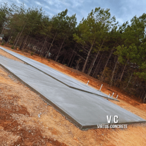 concrete slab foundation by Virtue Concrete